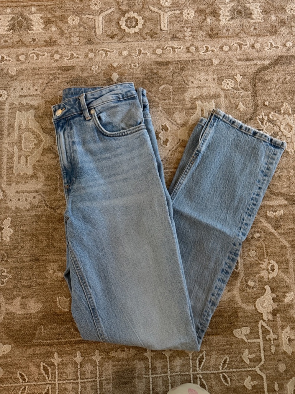 Zara Split Hem Jean